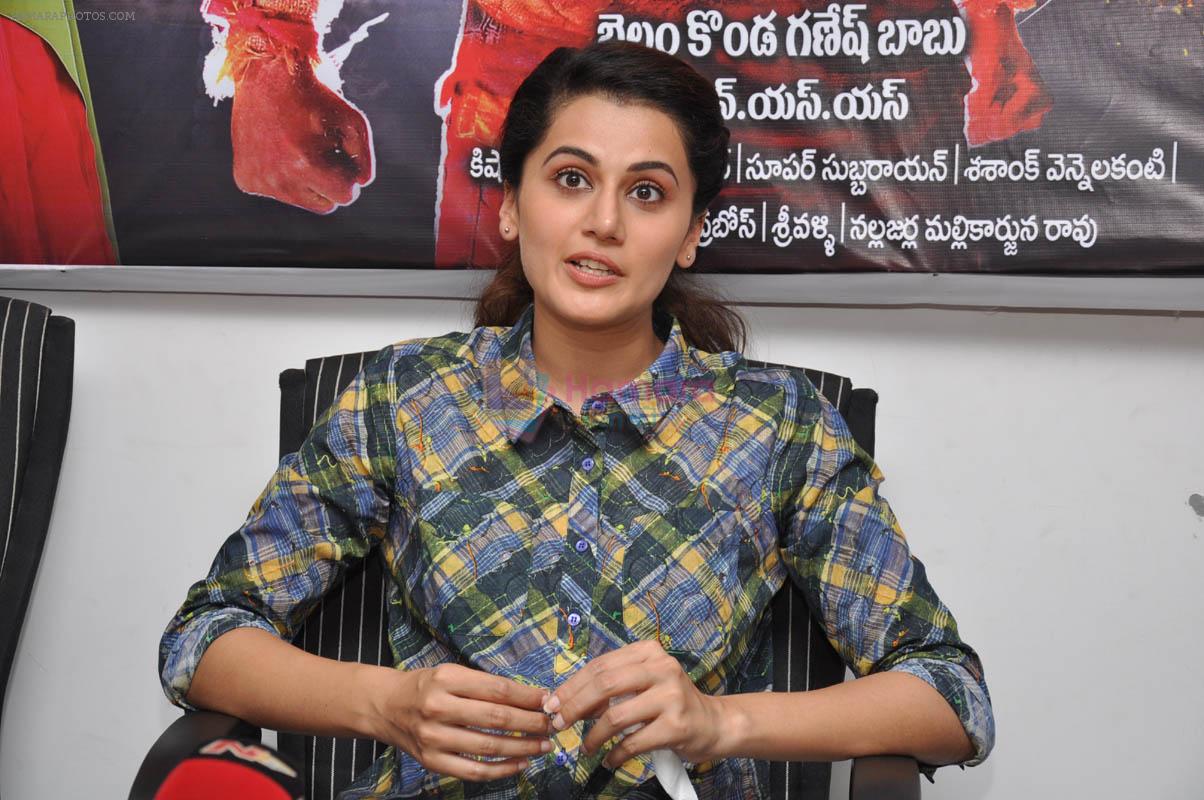 Taapsee Pannu at Press Meet on 9th May 2015