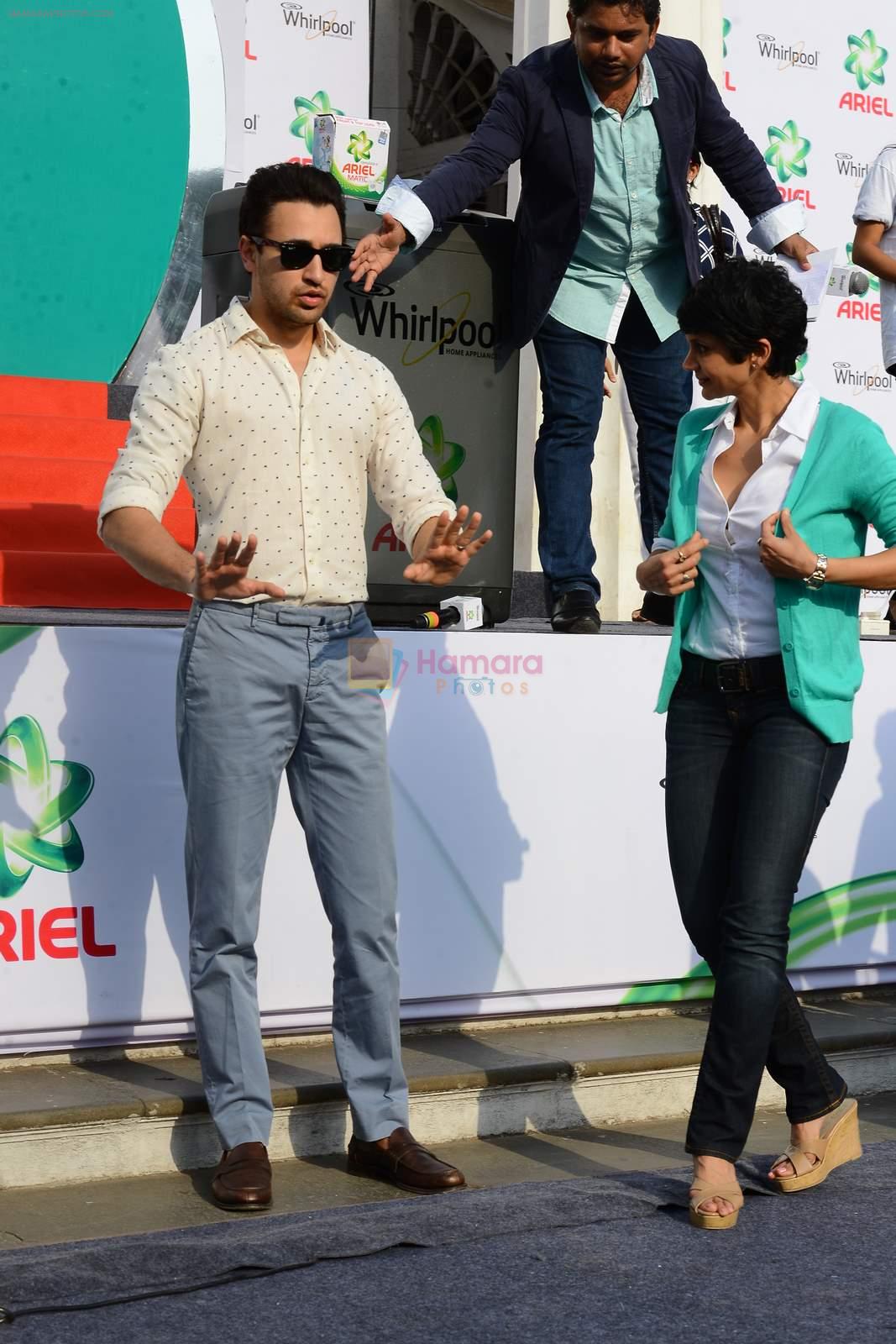 Imran Khan and Mandira Bedi snapped at a product promotion event on 9th May 2015