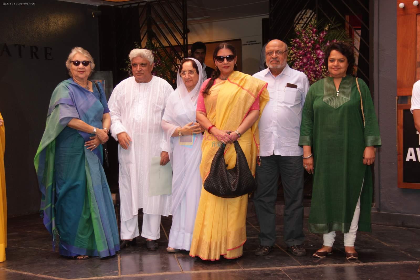 Javed Akhtar, Shabana Azmi at Shashi Kapoor felicitation at Prithvi theatre in Mumbai on 10th May 2015
