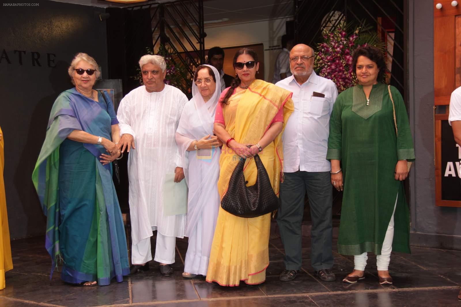 Javed Akhtar, Shabana Azmi at Shashi Kapoor felicitation at Prithvi theatre in Mumbai on 10th May 2015