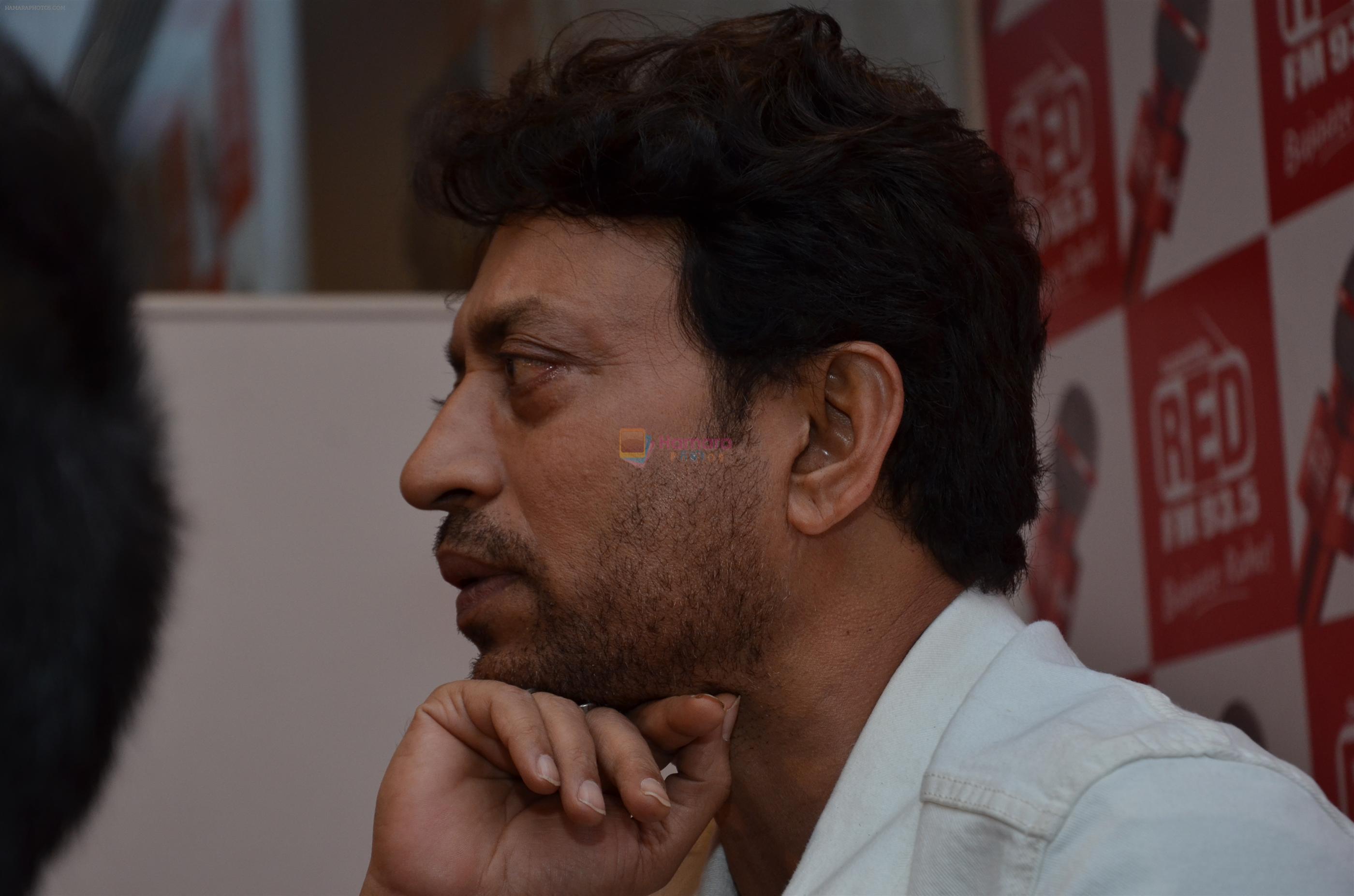 Irrfan Khan promotes film Piku at Red FM Studios in Mumbai on 11th May 2015