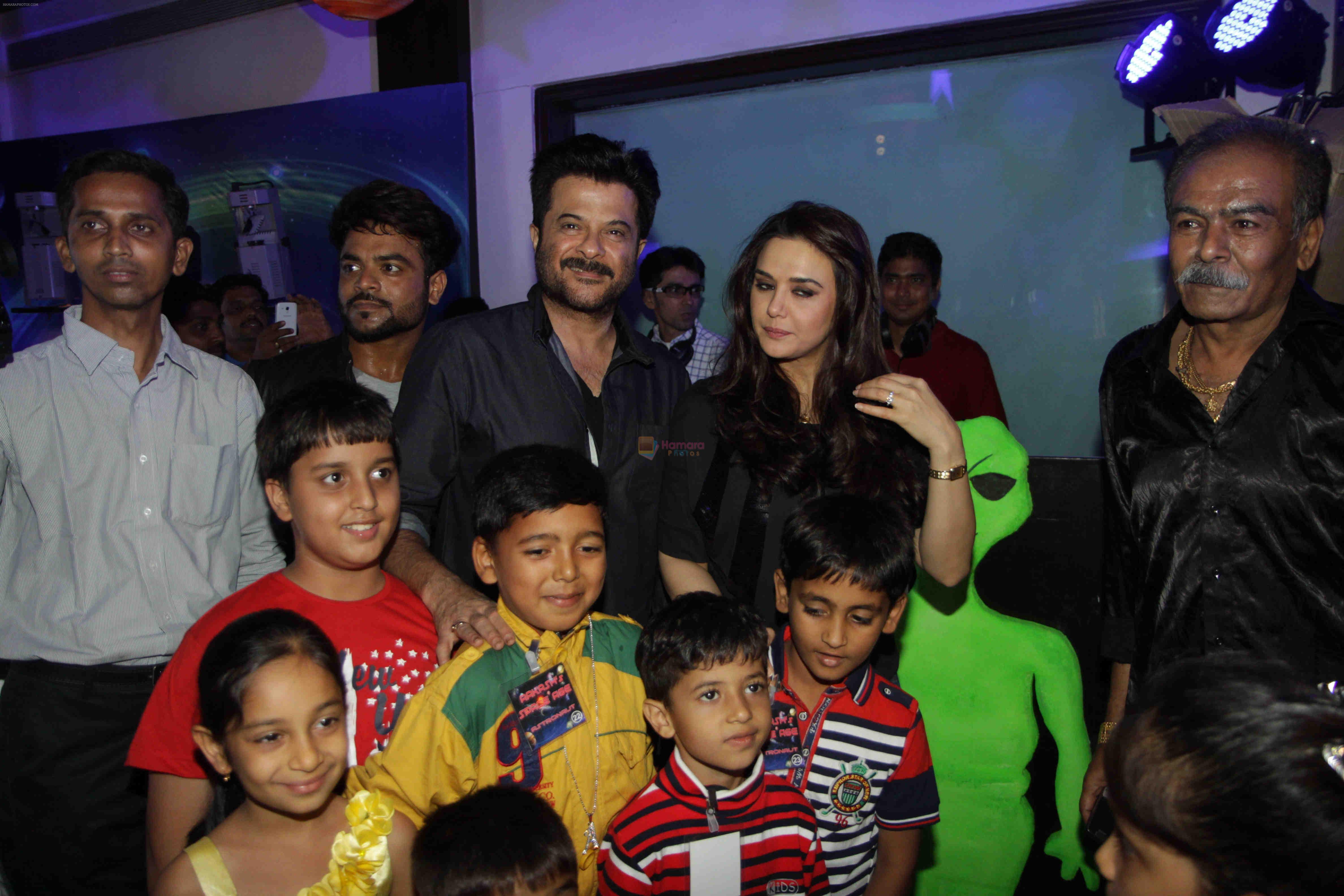 Preity Zinta, Anil Kapoor at Producer Kishor & Pooja Dingra's son Aakash Dingra's 7th Birthday Party in Mumbai on 11th may 2015