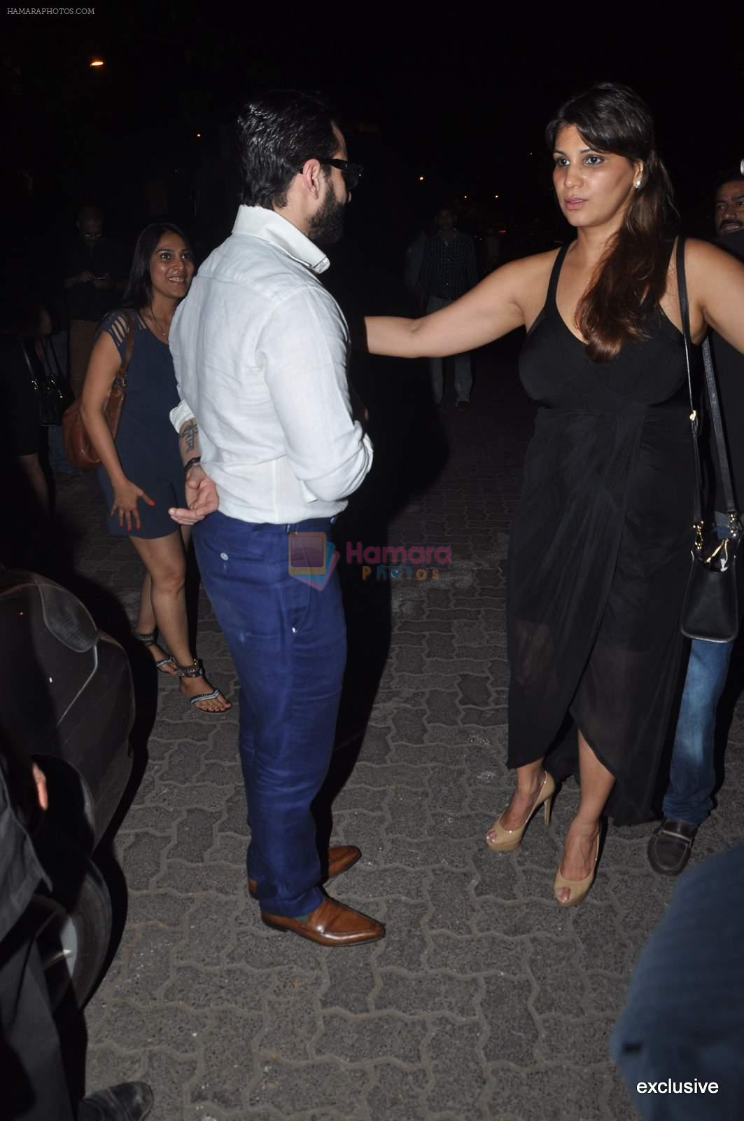 Saif Ali Khan snapped in the club on 12th May 2015