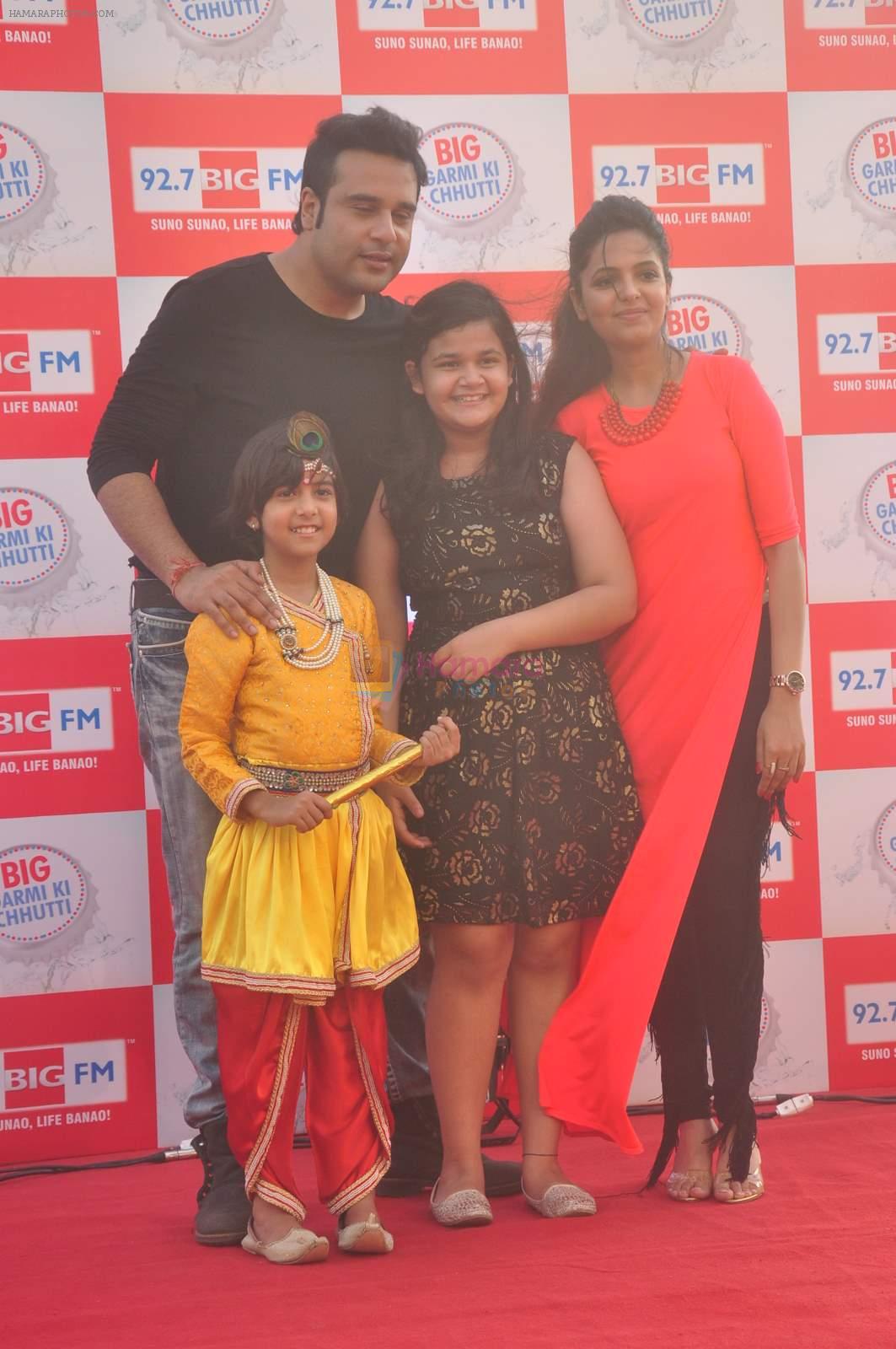 Sugandha Mishra, Krishna Abhishek, Meet Mukhi, Saloni Daini at Big FM launches Garmi Ki Chutti in Mumbai on 13th may 2015