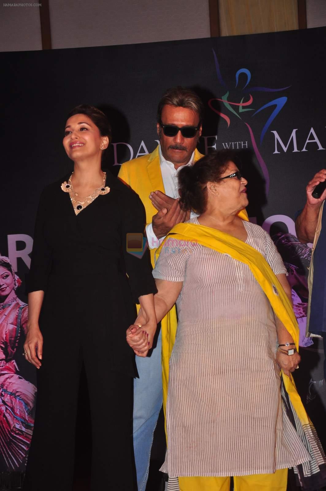 Madhuri Dixit, Saroj Khan, Jackie Shroff at Dance with Madhuri in The Club on 13th May 2015