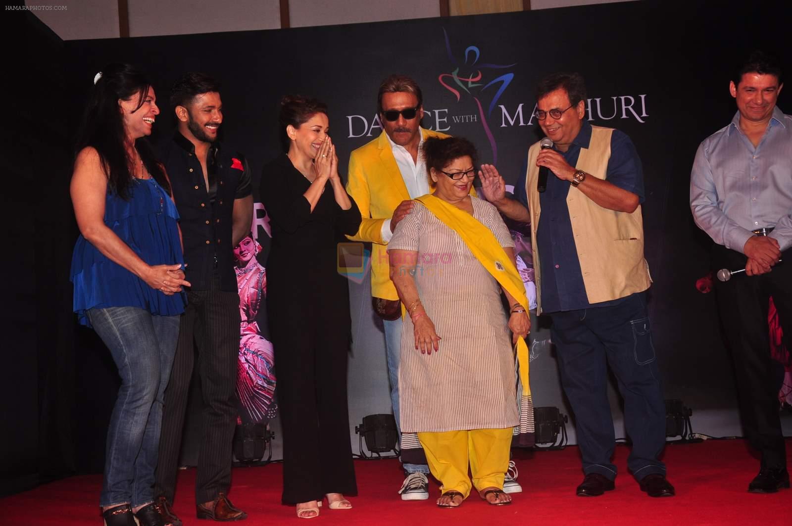 Madhuri Dixit, Saroj Khan, Subhash Ghai, Terence Lewis at Dance with Madhuri in The Club on 13th May 2015