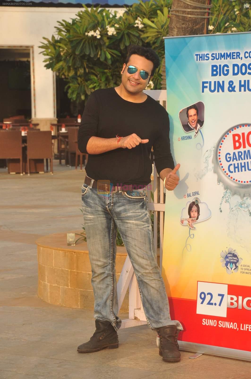 Krishna Abhishek at Big FM launches Garmi Ki Chutti in Mumbai on 13th may 2015