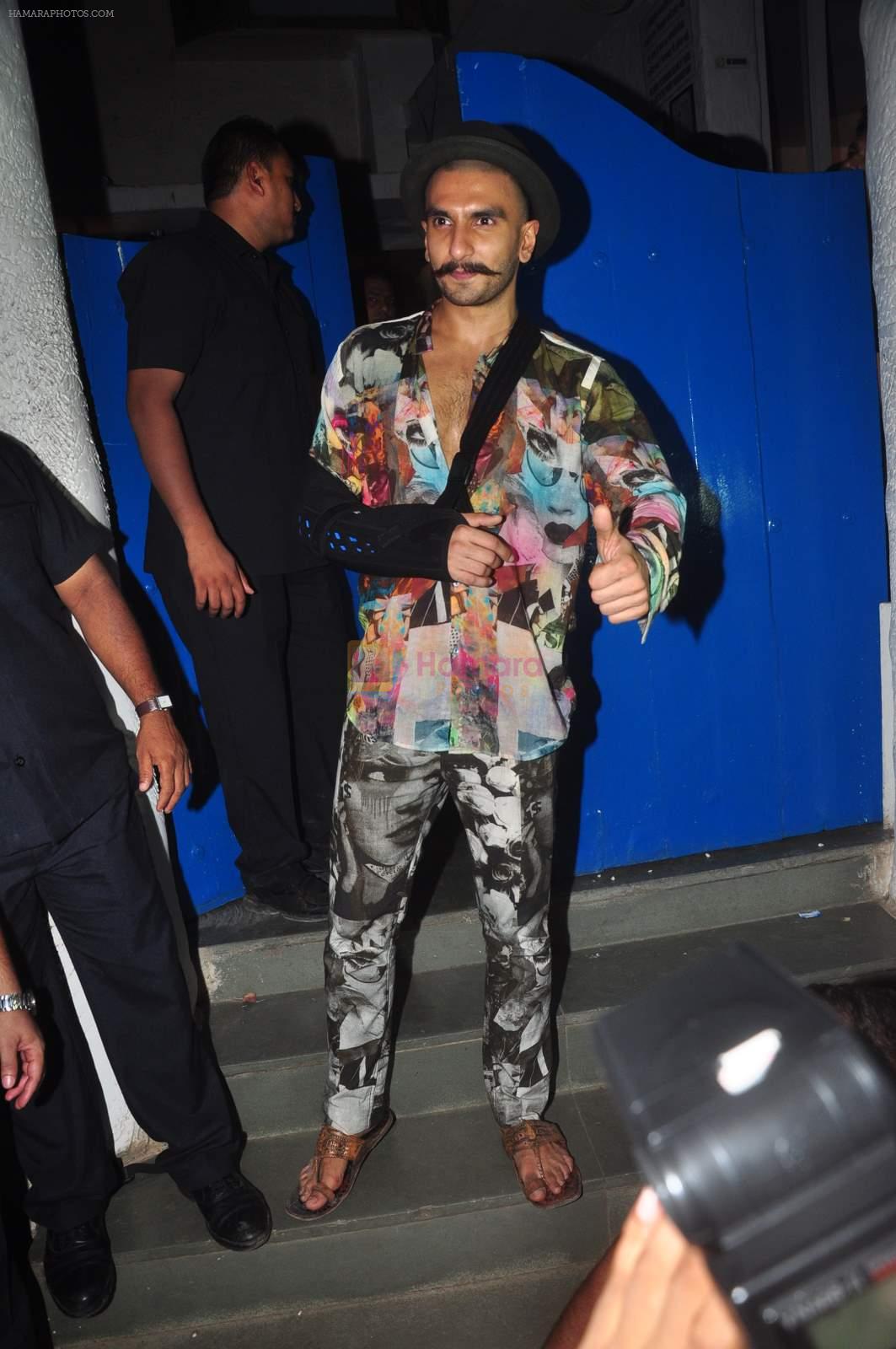 Ranveer Singh at Deepika's success bash in Mumbai on 18th May 2015