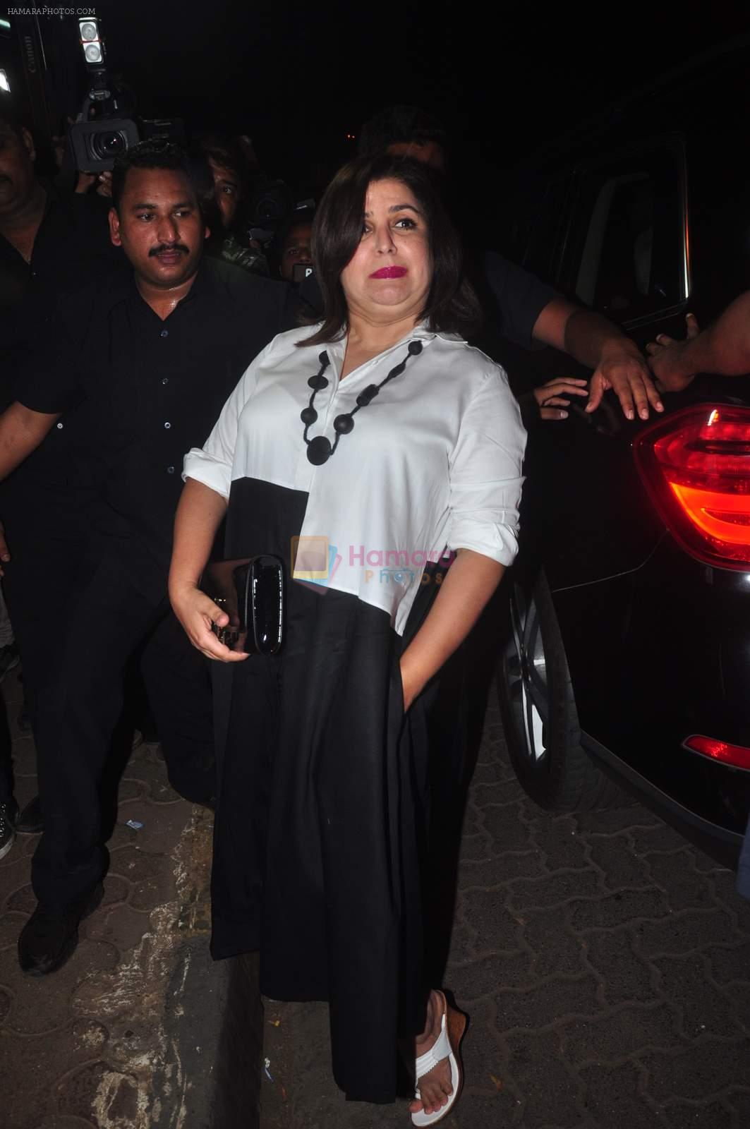 Farah Khan at Deepika's success bash in Mumbai on 18th May 2015