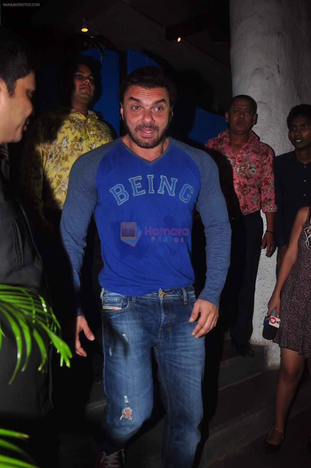 Sohail Khan at Deepika's success bash in Mumbai on 18th May 2015