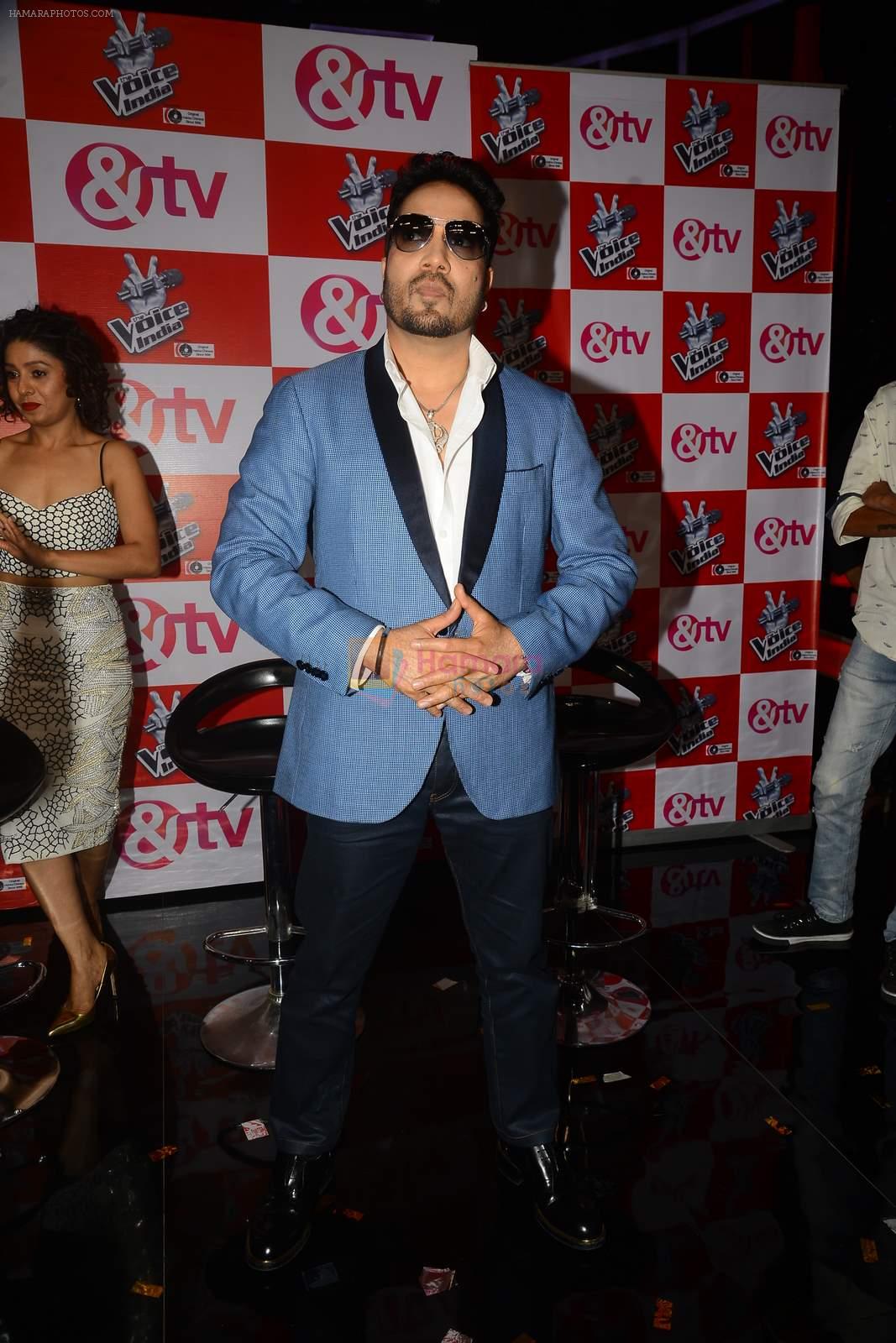 Mika Singh at The Voice launch in Mumbai on 19th May 2015