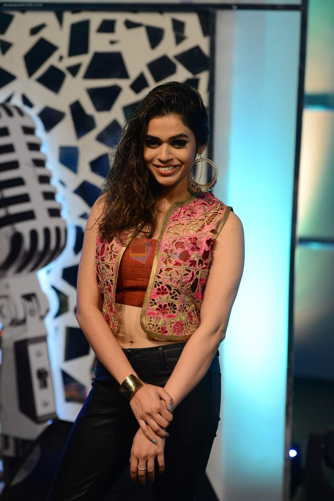 Shalmali Kholgade at the launch of Indian Idol Junior on 21st May 2015
