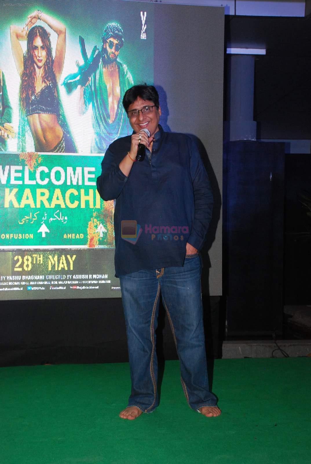 Vashu Bhagnani at Welcome 2 Karachi music promotions in Juhu, Mumbai on 21st May 2015