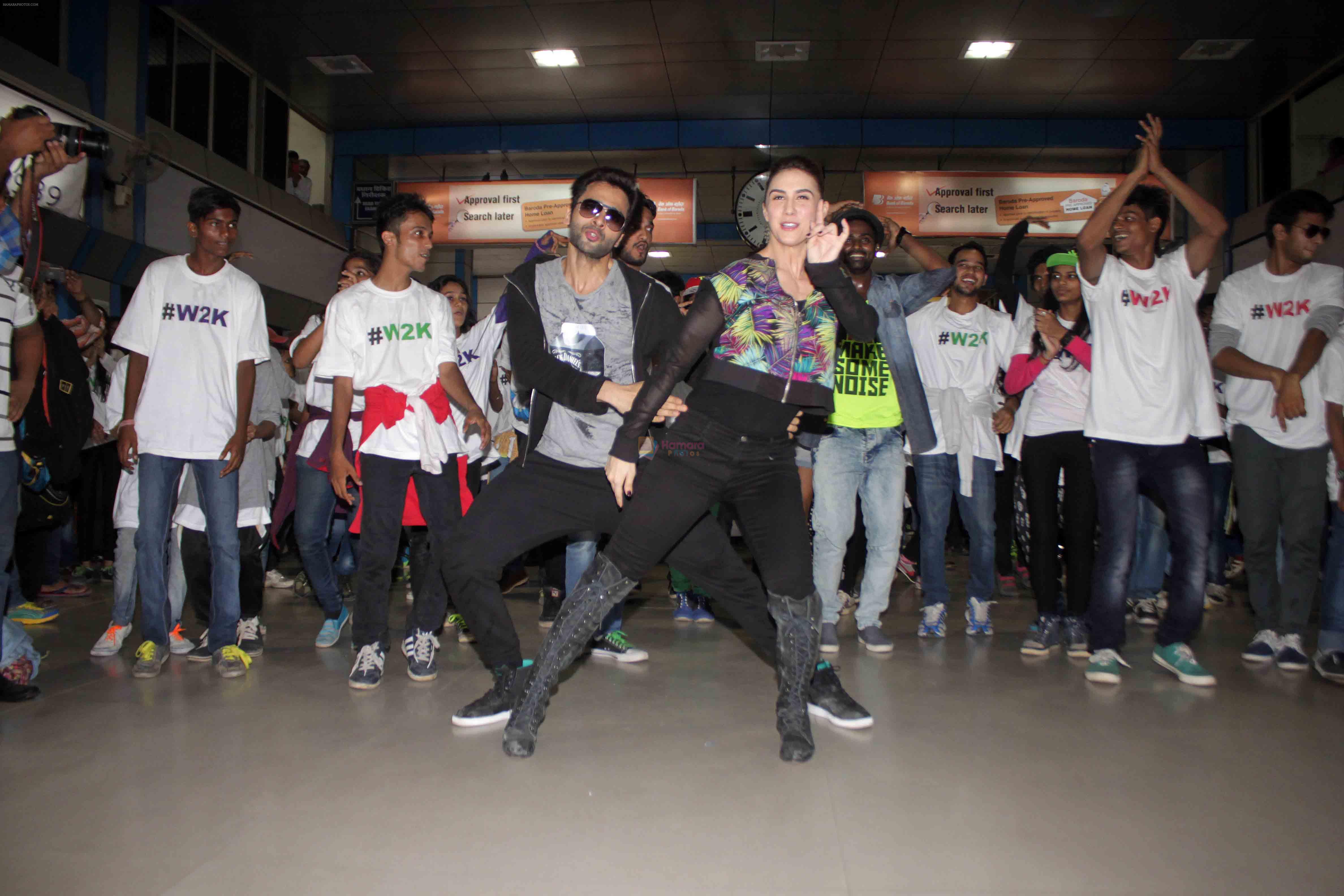 Jackky Bhagnani, Lauren Gottlieb at Welcome to Karachi promotions in Mumbai on 22nd May 2015