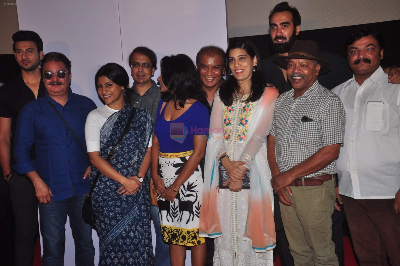 Konkona Sen Sharma, Vinay Pathak, Ranvir Shorey, Tannishtha Chatterjee, Anant Mahadevan, Vipin Sharma at Gour Hari Daastan film launch in Cinemax, Mumbai on 25th May 2015