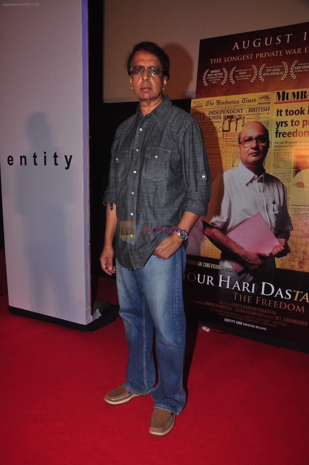 Anant Mahadevan at Gour Hari Daastan film launch in Cinemax, Mumbai on 25th May 2015