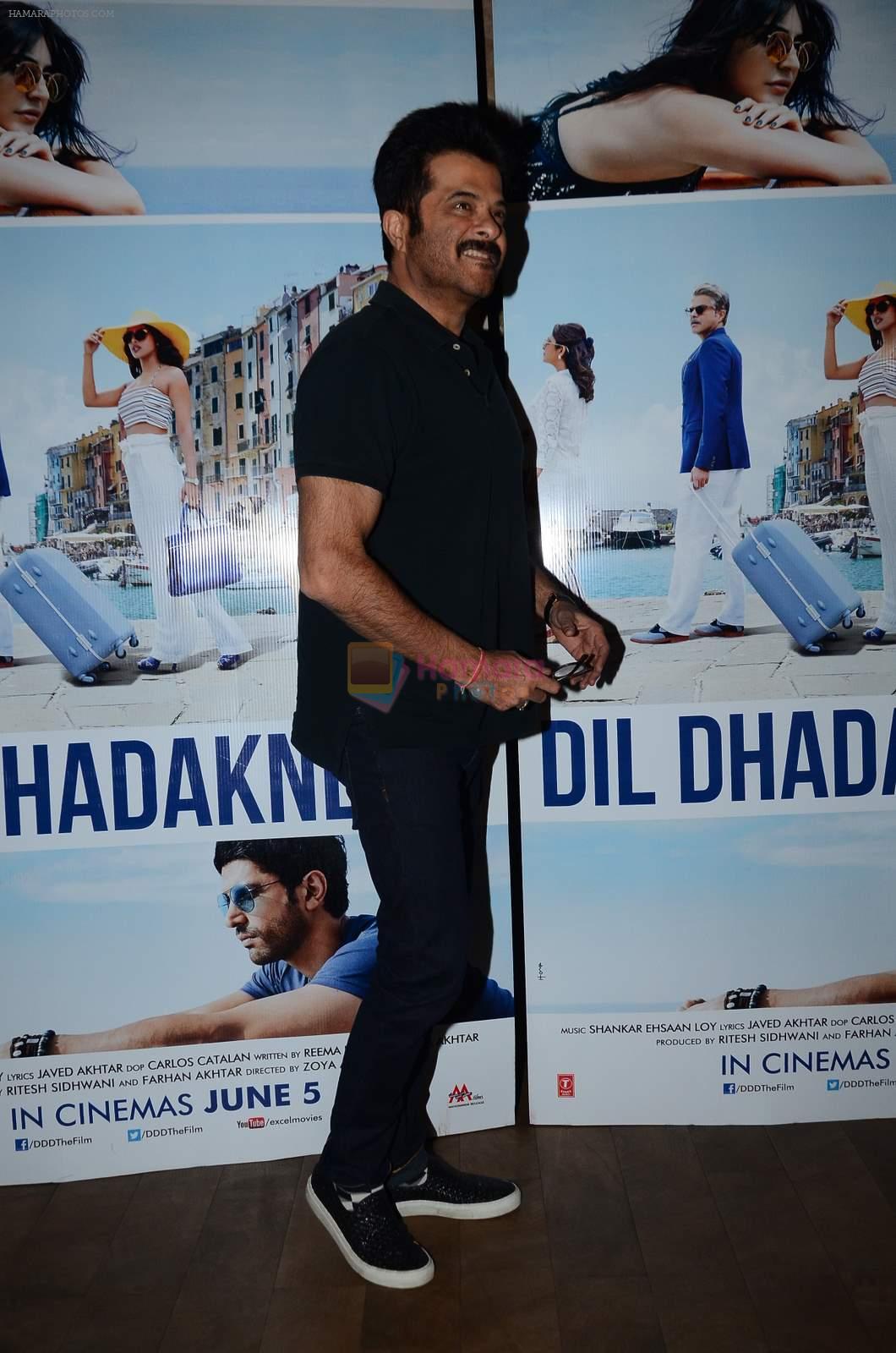 Anil Kapoor at Dil Dhadakne Do screening in Mumbai on 28th May 2015