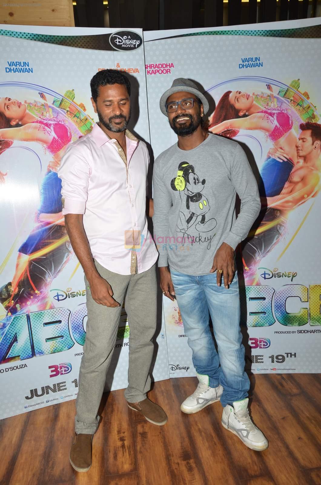 Remo D Souza and Prabhudeva promote ABCD 2 on 28th May 2015