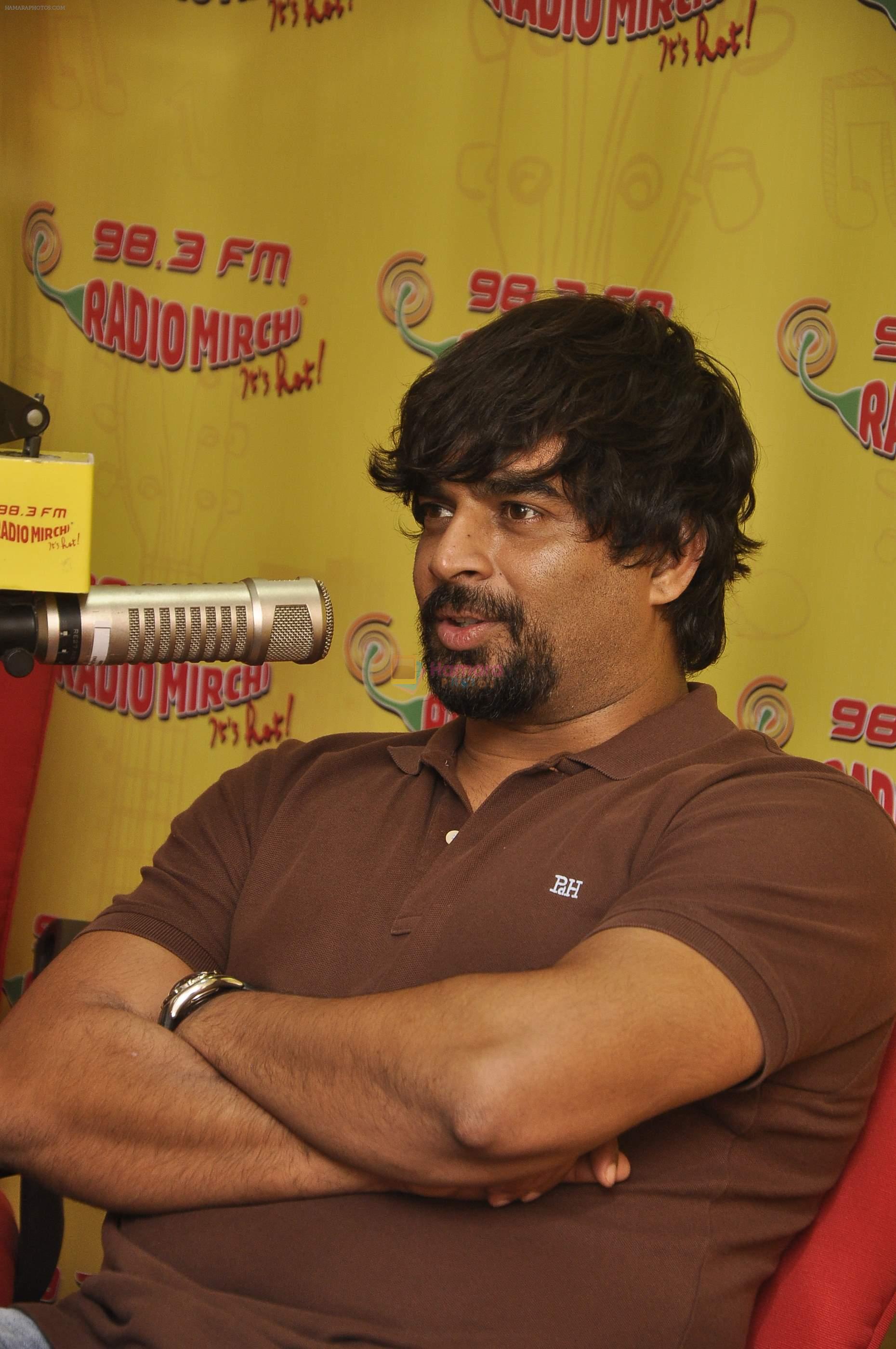 Madhavan at Radio Mirchi studio celebrating the success of Tanu Weds Manu Returns
