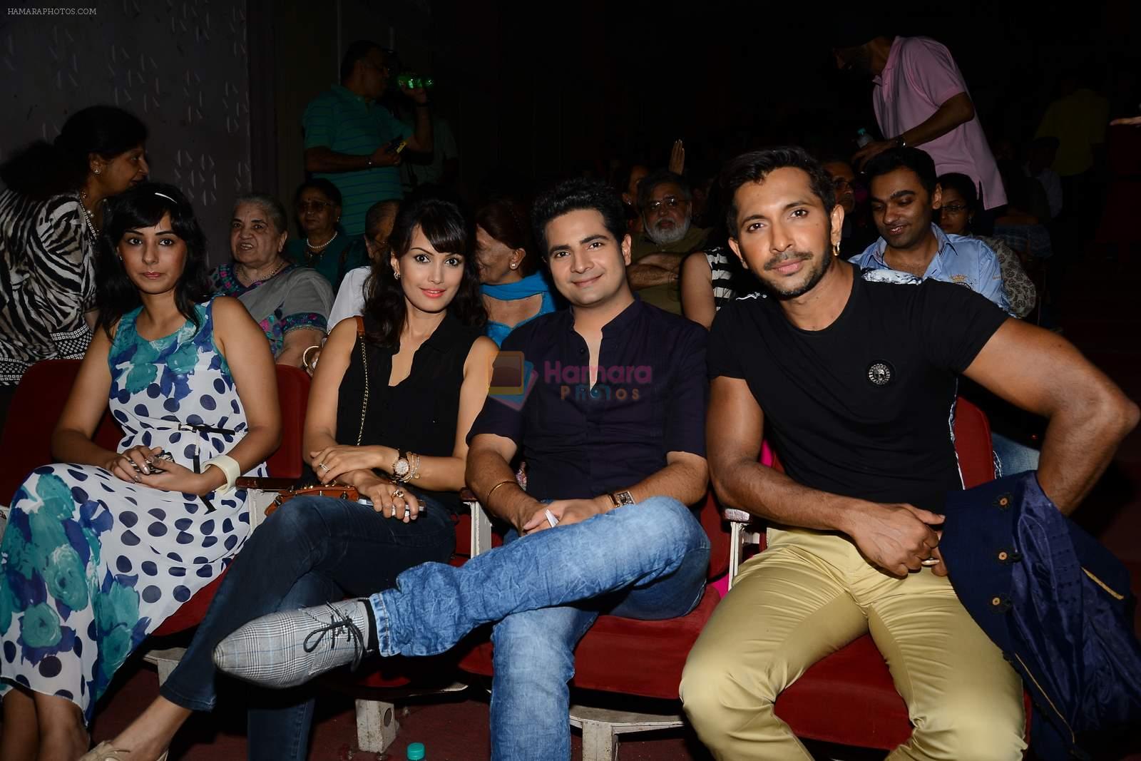 Karan mehra, Nisha Rawal, Terence Lewis at Munisha Khatwani's debut play as producer premiere in Mumbai on 31st May 2015