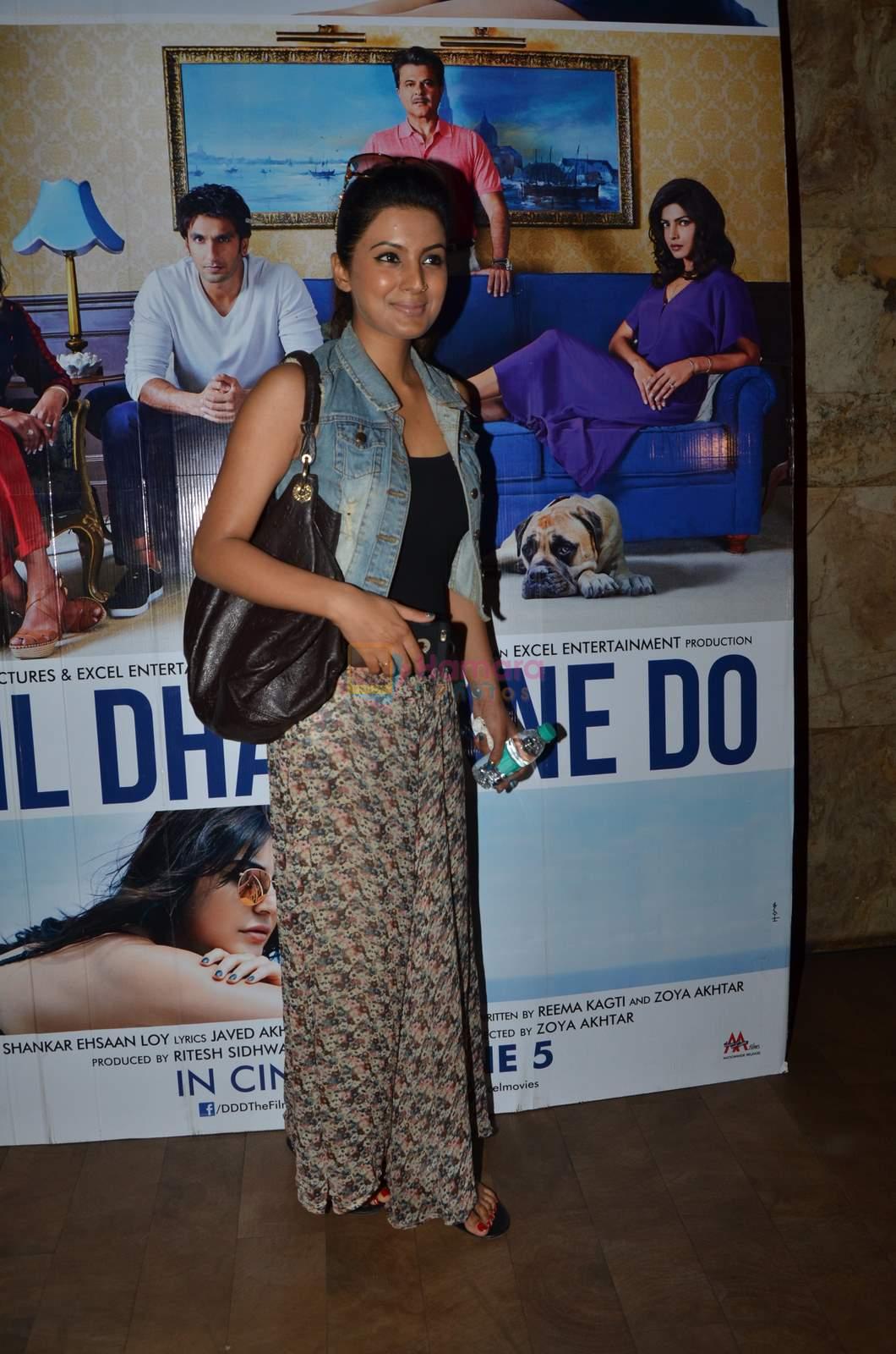Geeta Basra at Dil Dhadakne Do screening in Mumbai on 2nd June 2015