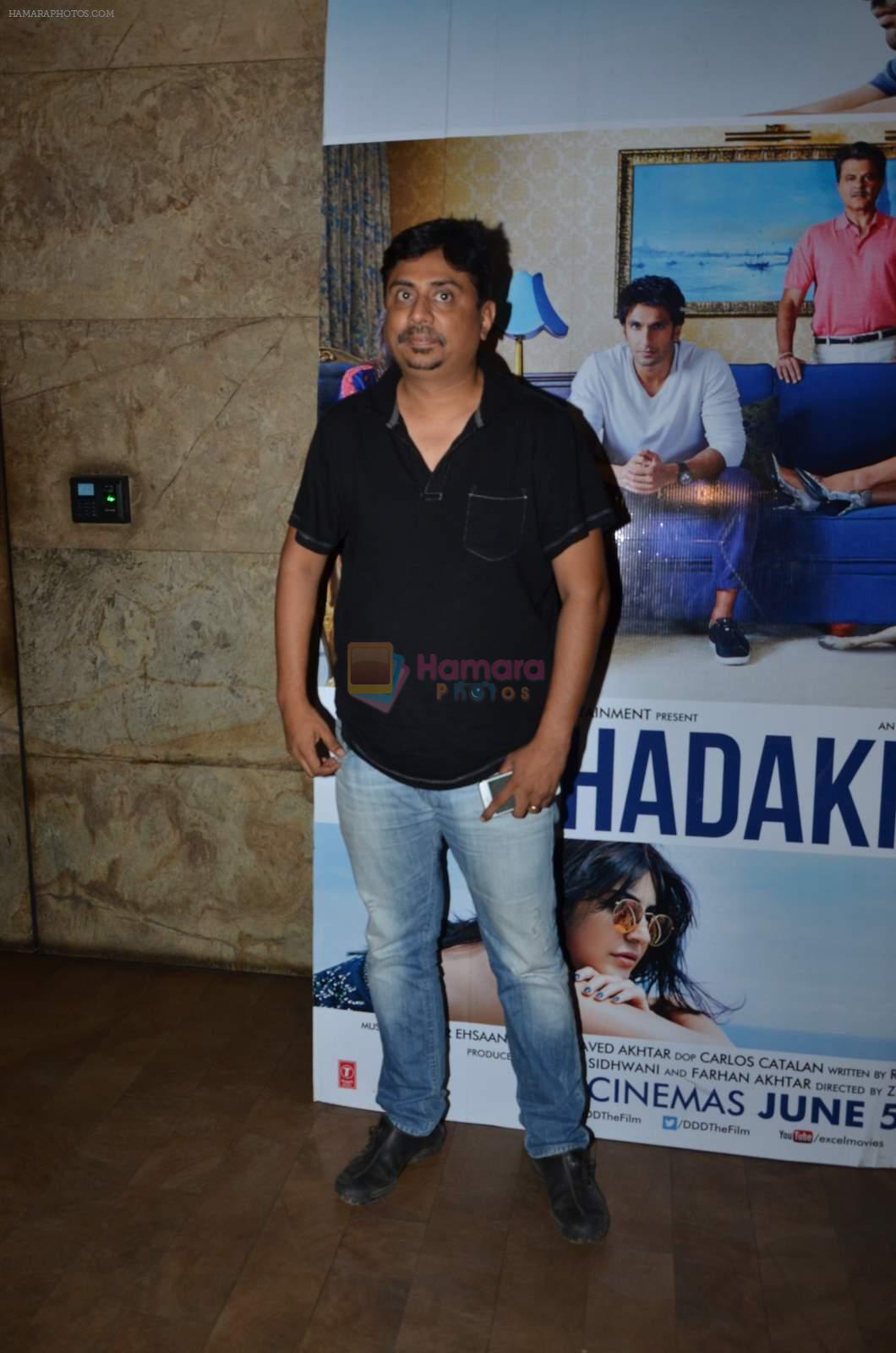 at Dil Dhadakne Do screening in Mumbai on 2nd June 2015