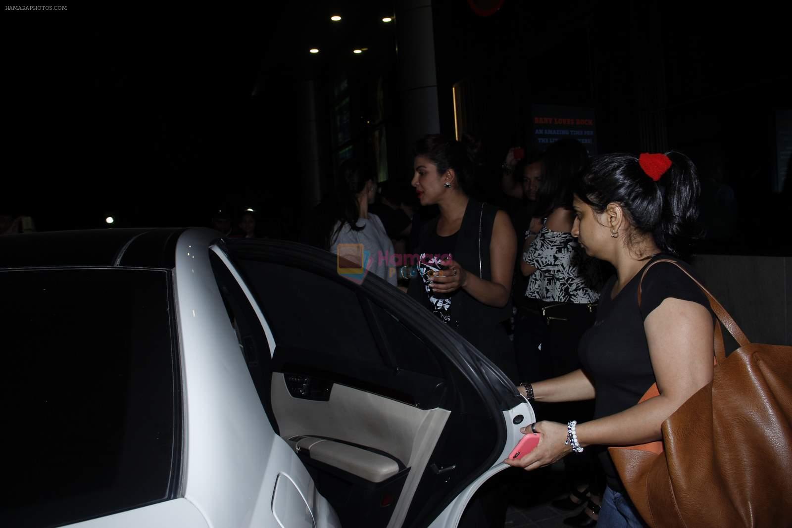Priyanka Chopra snapped at Hard rock cafe before screening at Yashraj on 3rd June 2015