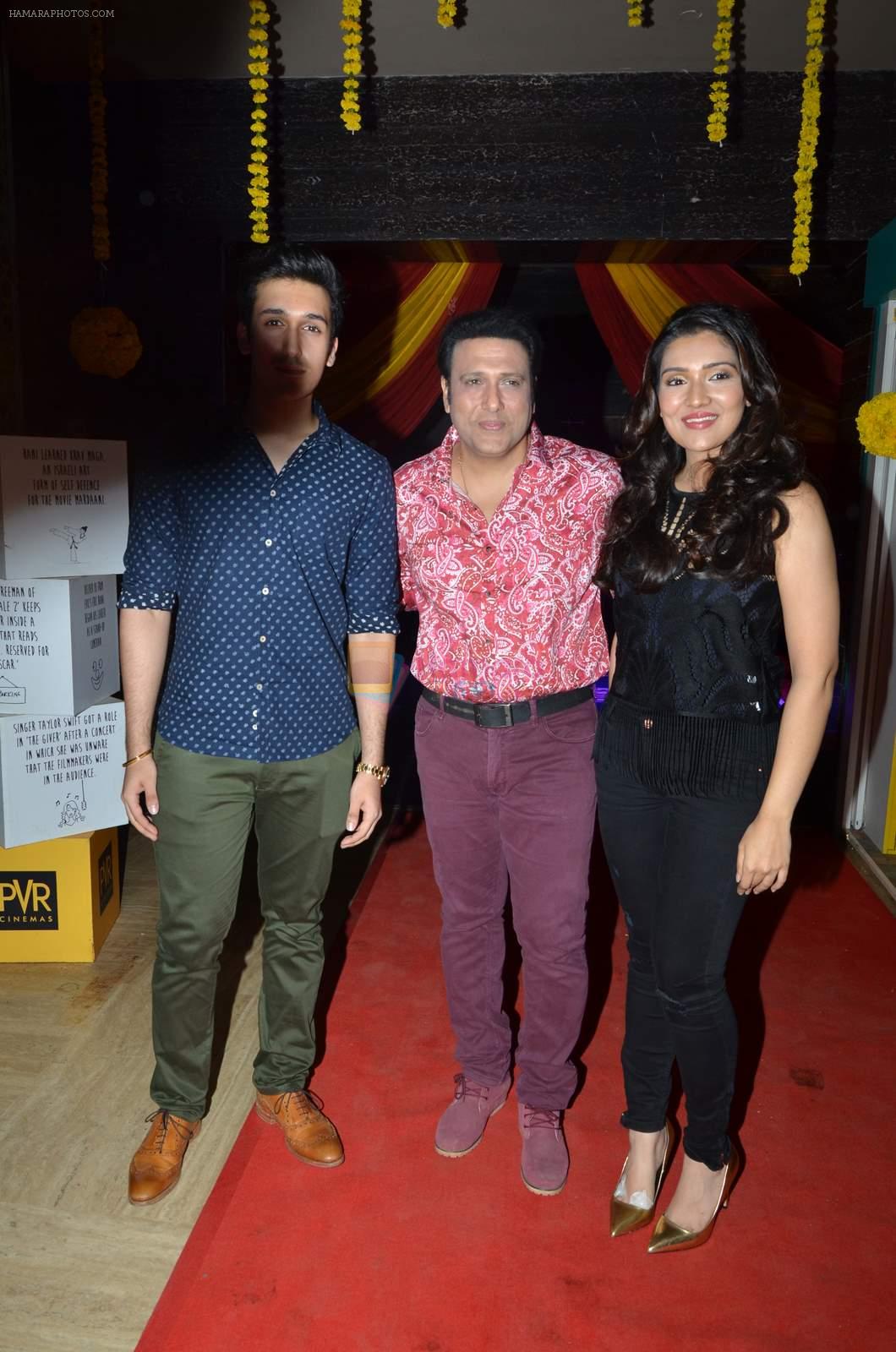 Govinda, Narmmadaa Ahuja at the launch of first look & trailer of Second Hand Husband on 3rd June 2015