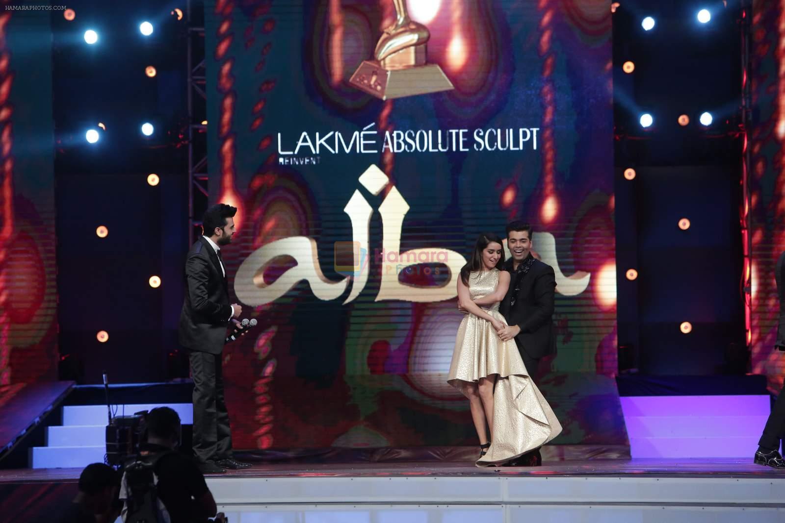 Shraddha Kapoor, Varun Dhawan, remo D Souza at AIBA Awards on 4th June 2015