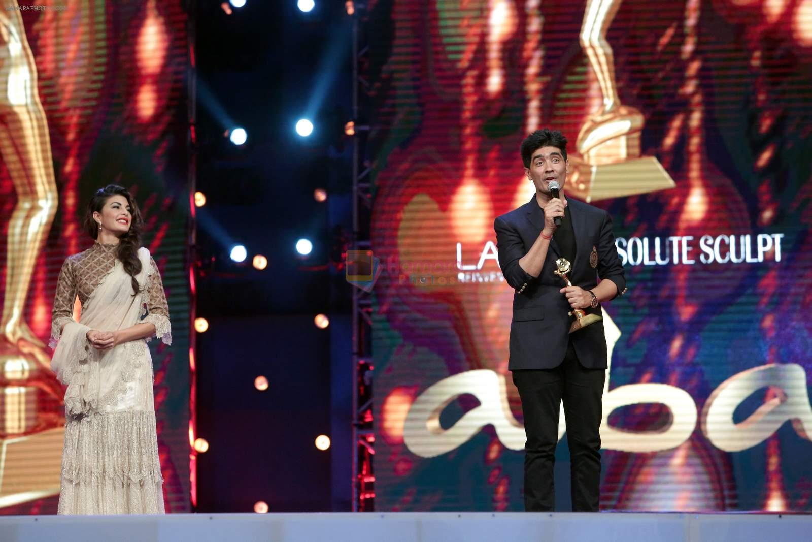 Jacqueline Fernandez, manish malhotra at AIBA Awards on 4th June 2015