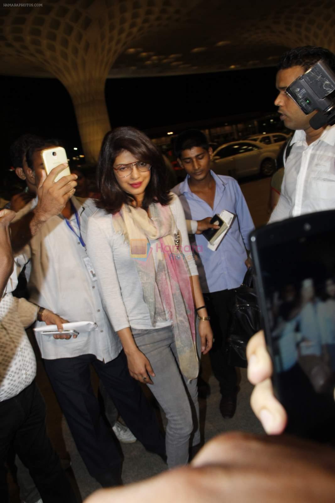 Priyanka Chopra depart for IIFA on 5th June 2015
