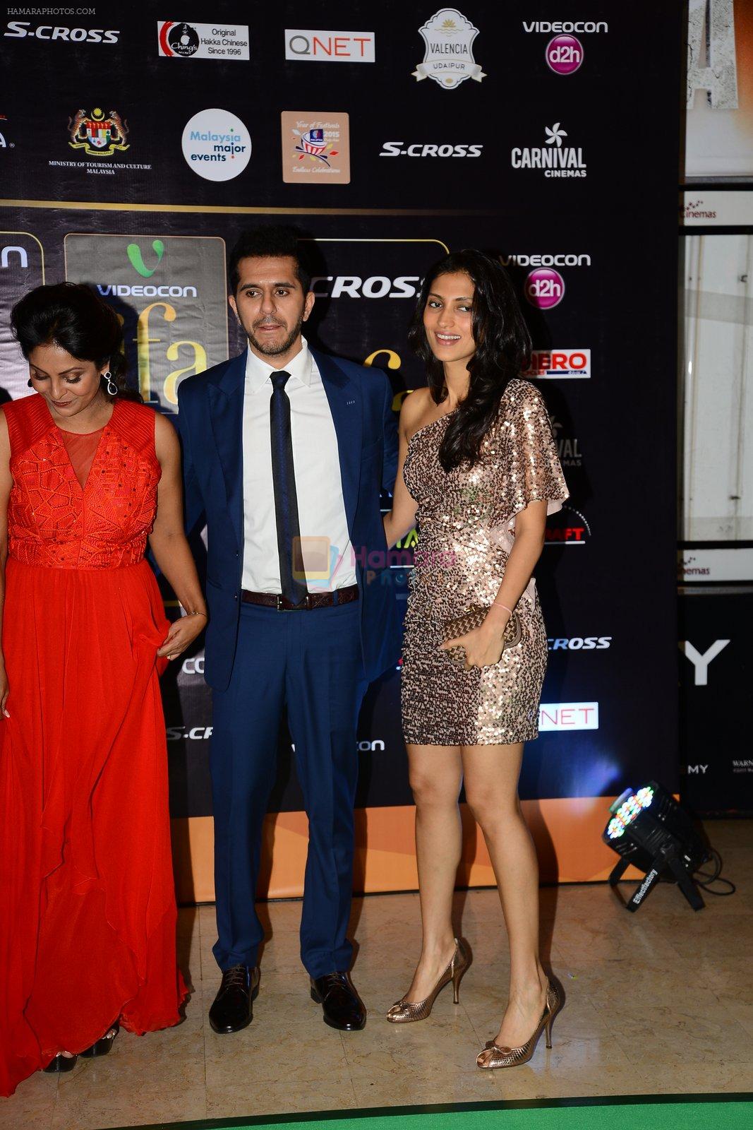 Zoya Akhtar, Shefali Shah, Ritesh Sidhwani at Dil Dhadakne Do premiere at IIFA Awards on 6th June 2015