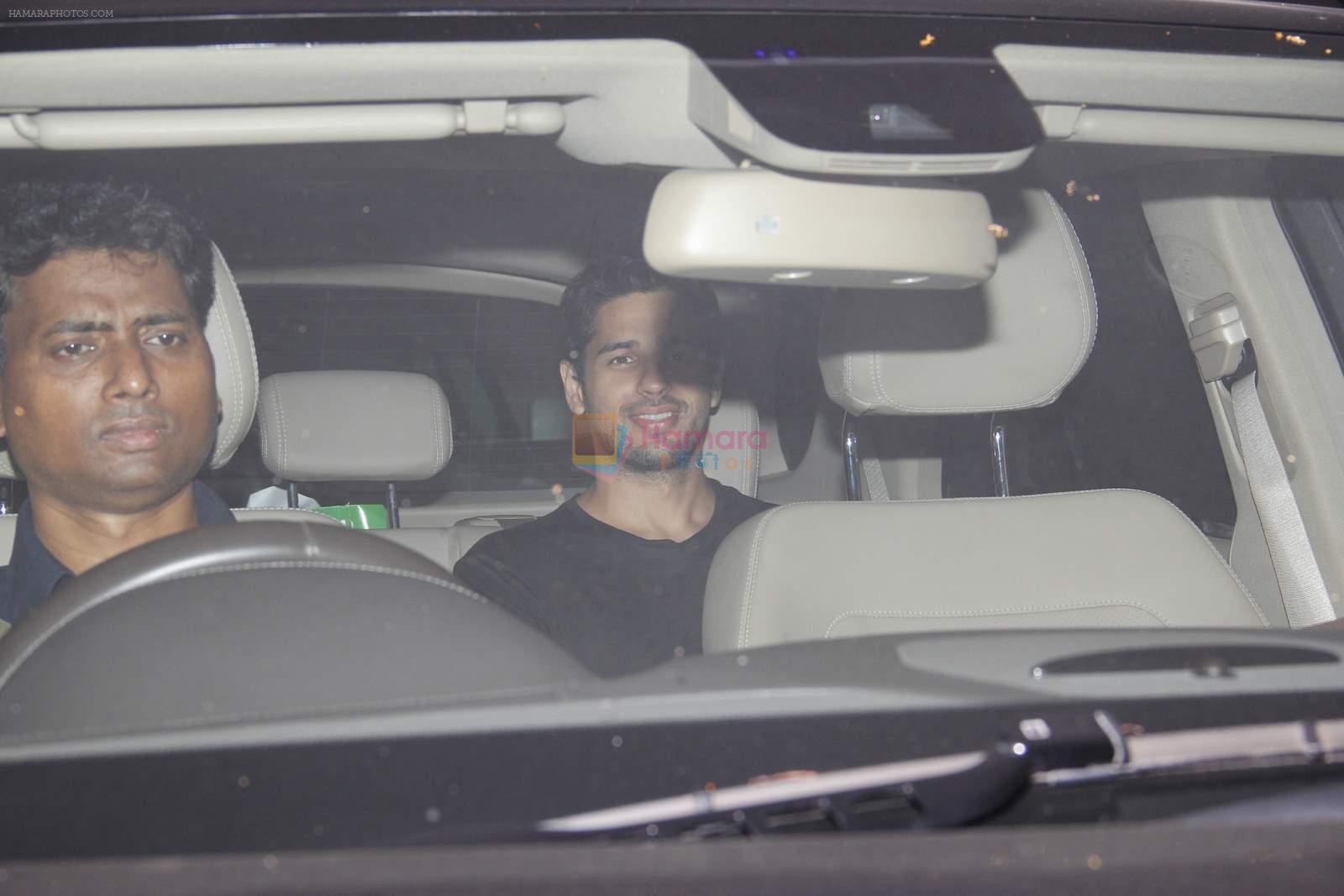 Sidharth Malhotra at Karan's house for Brother film bash on 10th June 2015