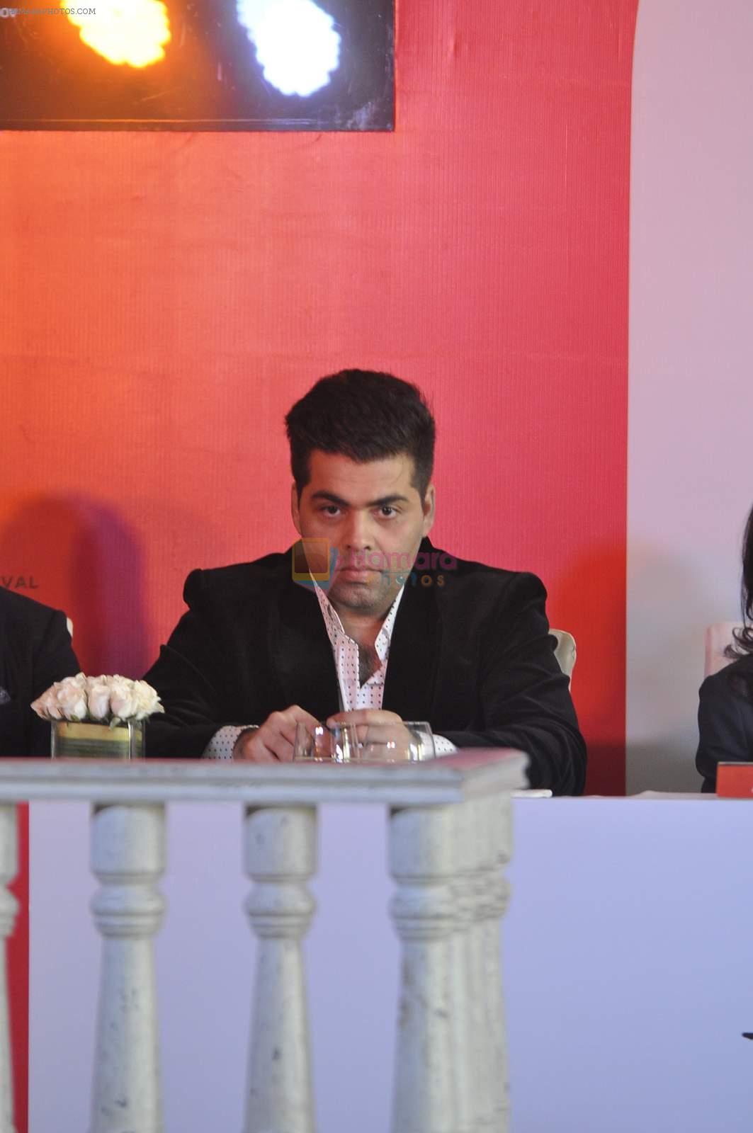 Karan Johar at MAMI FEST press meet in Mumbai on 10th June 2015