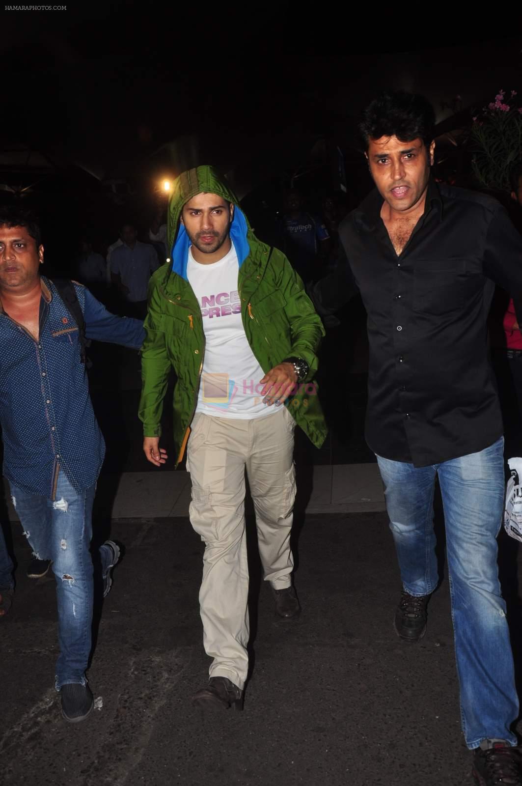 Varun Dhawan snapped at airport on 12th June 2015
