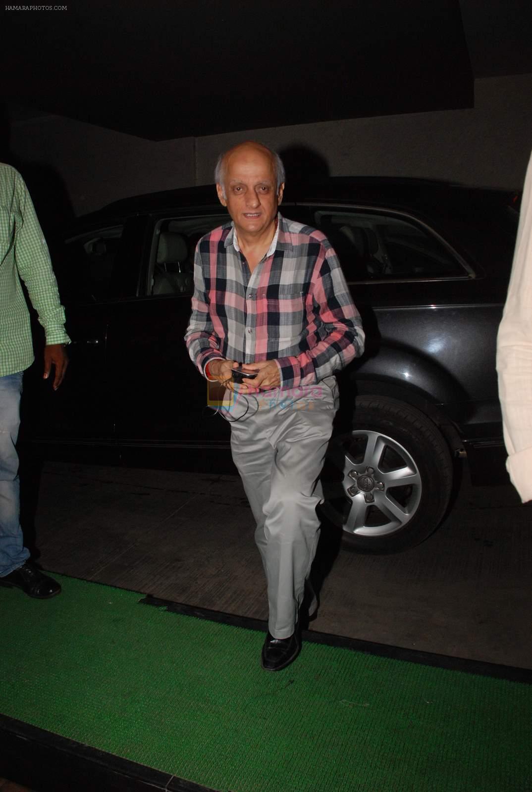 Mukesh Bhatt at Hamari Adhuri Kahani screening in Lightbox on 12th June 2015