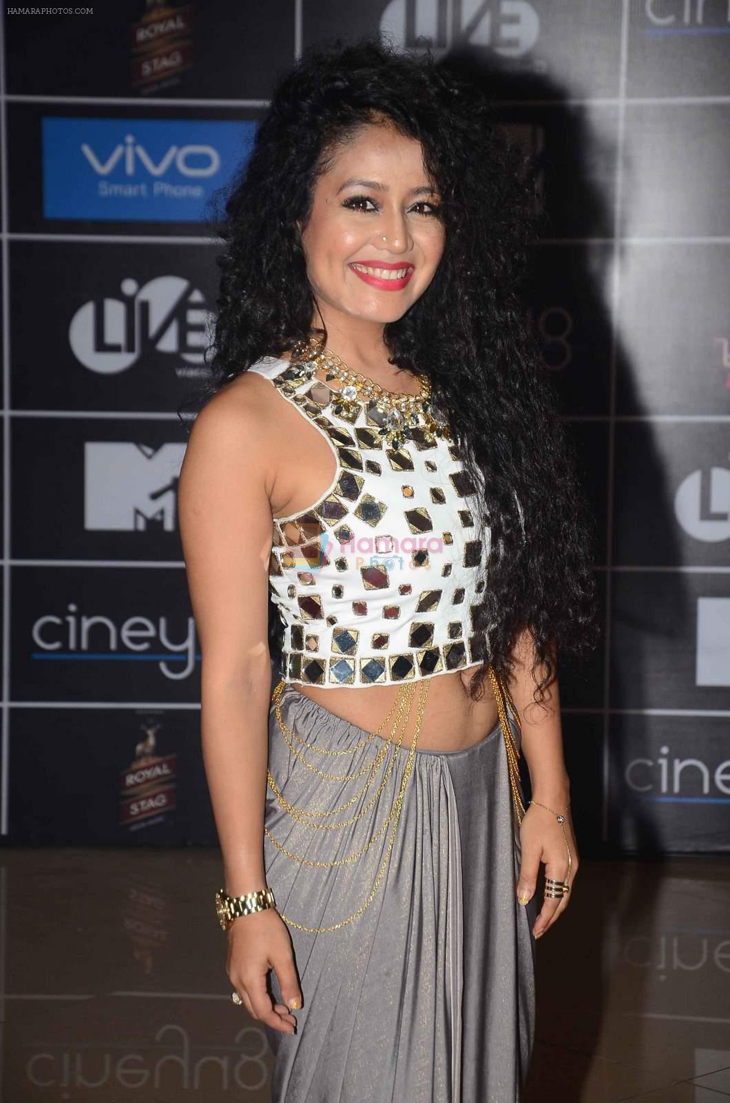 Neha Kakkar at MTV Bollyland in Mumbai on 13th June 2015