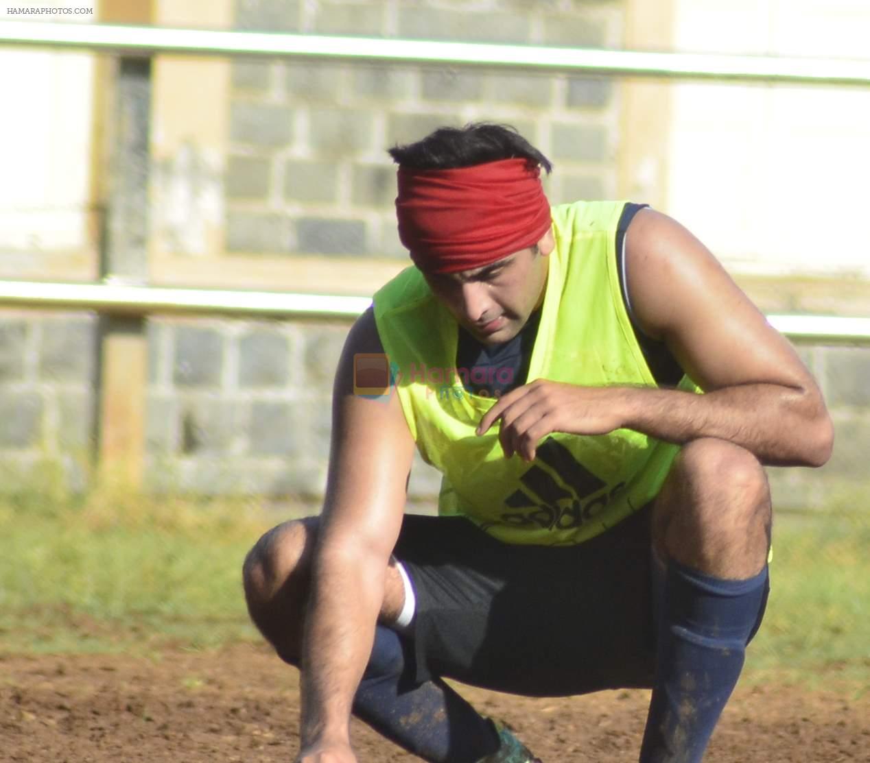 Ranbir Kapoor is back with soccer practice sessions on 14th June 2015