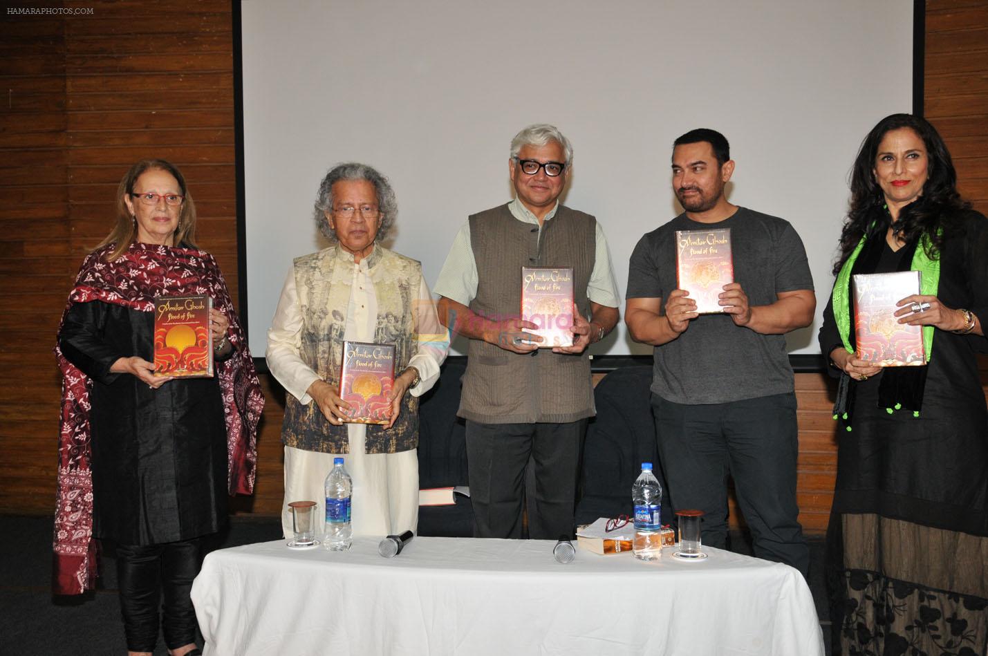 Aamir Khan at the launch of Amitav Ghosh's book on 16th June 2015