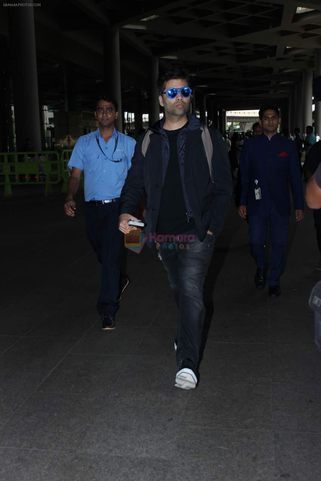 Karan Johar snapped at early morning International airport in Mumbai on 16th June 2015