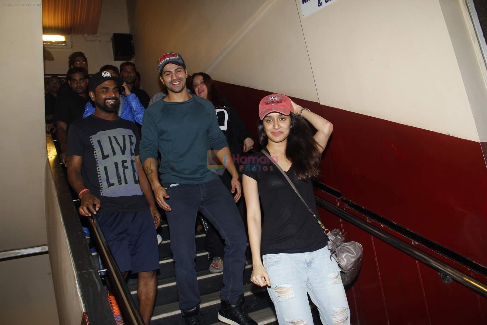Varun Dhawan,Shraddha Kapoor and Remo D Souza make a surprise visit to crowded Gaiety Galaxy on 20th June 2015