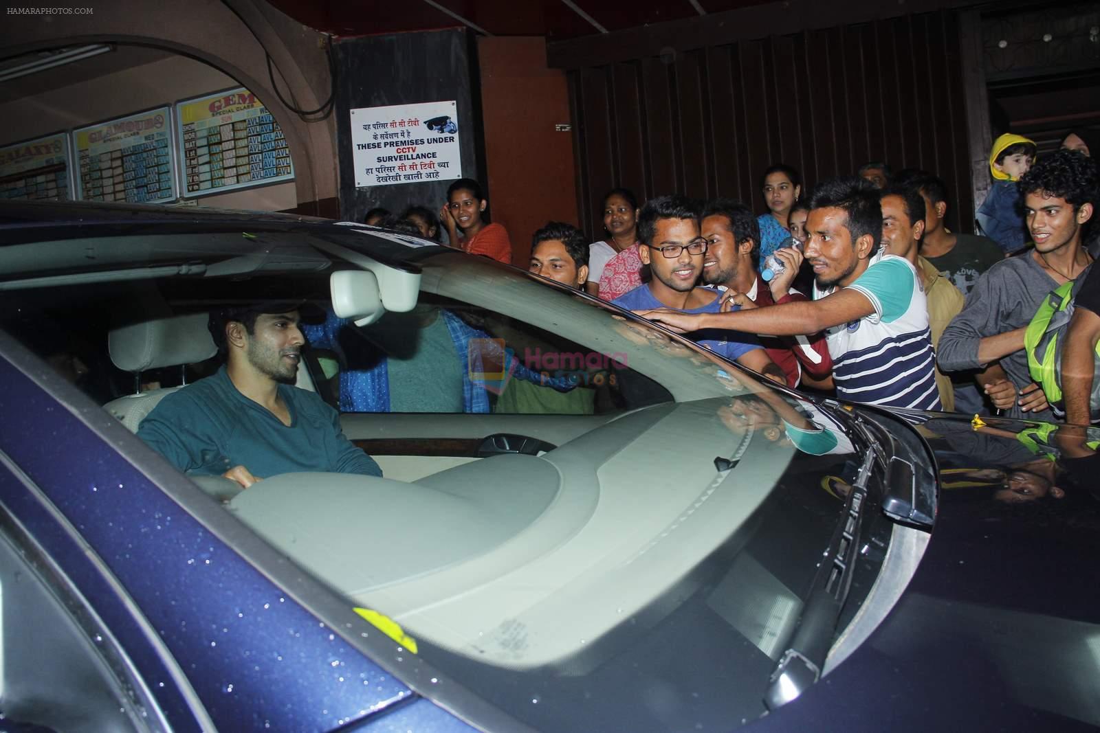 Varun Dhawan make a surprise visit to crowded Gaiety Galaxy on 20th June 2015
