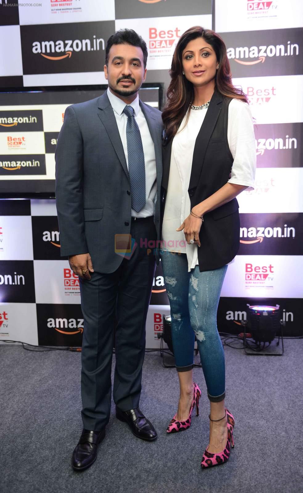 Shilpa Shetty, Raj Kundra at Amazon.in Event on 24th June 2015