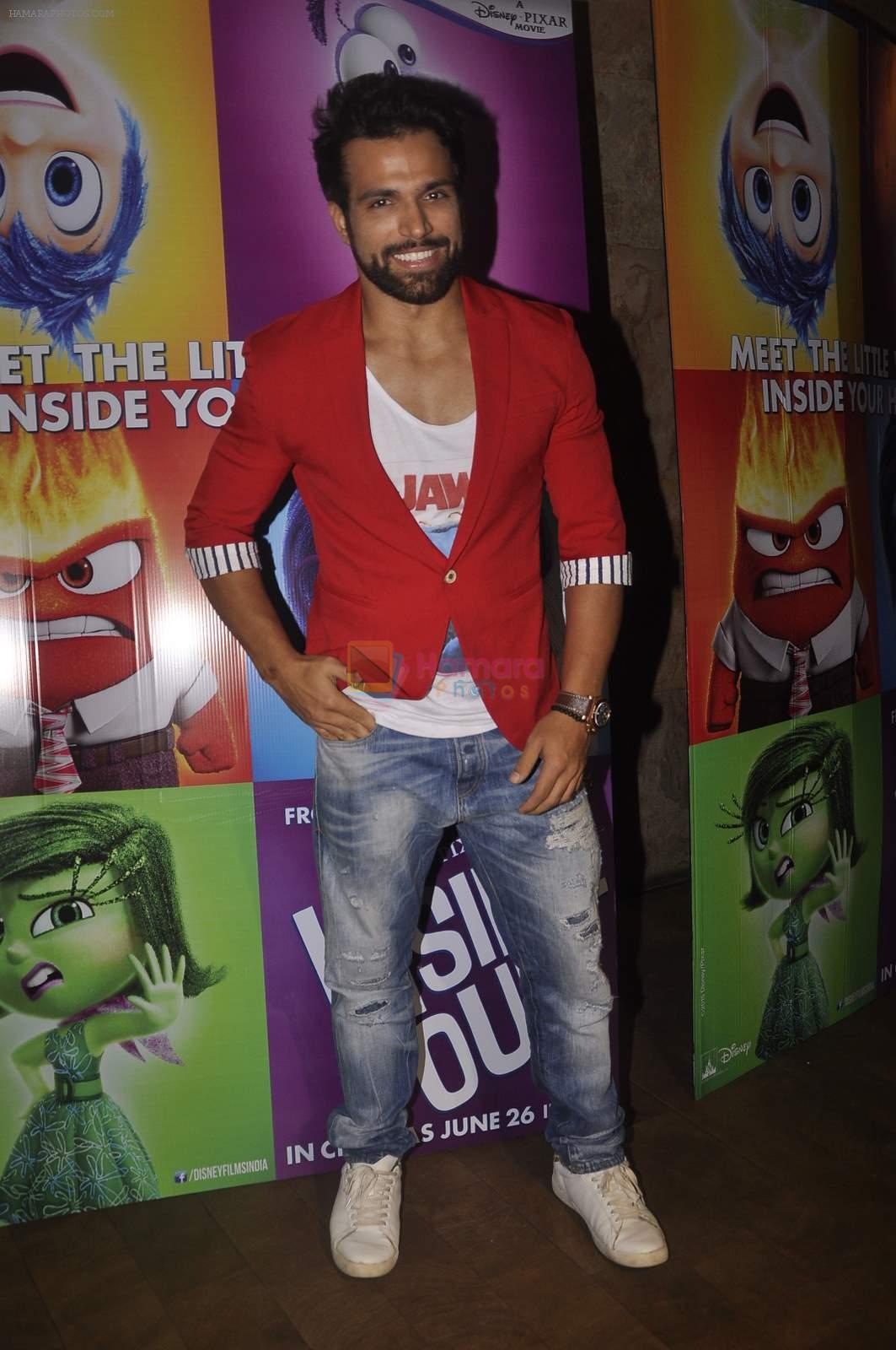 Rithvik Dhanjani at the Special screening of Inside Out in Mumbai on 25th June 2015