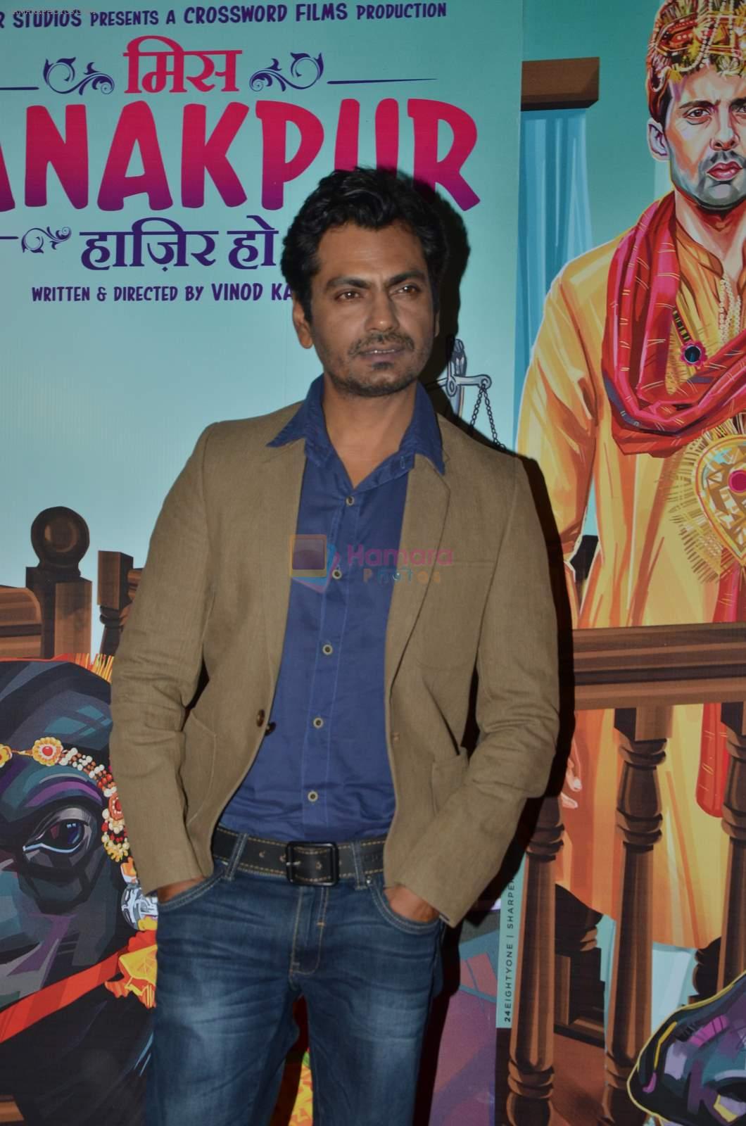 Nawazuddin Siddiqui  at Miss Tanakpur premiere in Mumbai on 25th June 2015