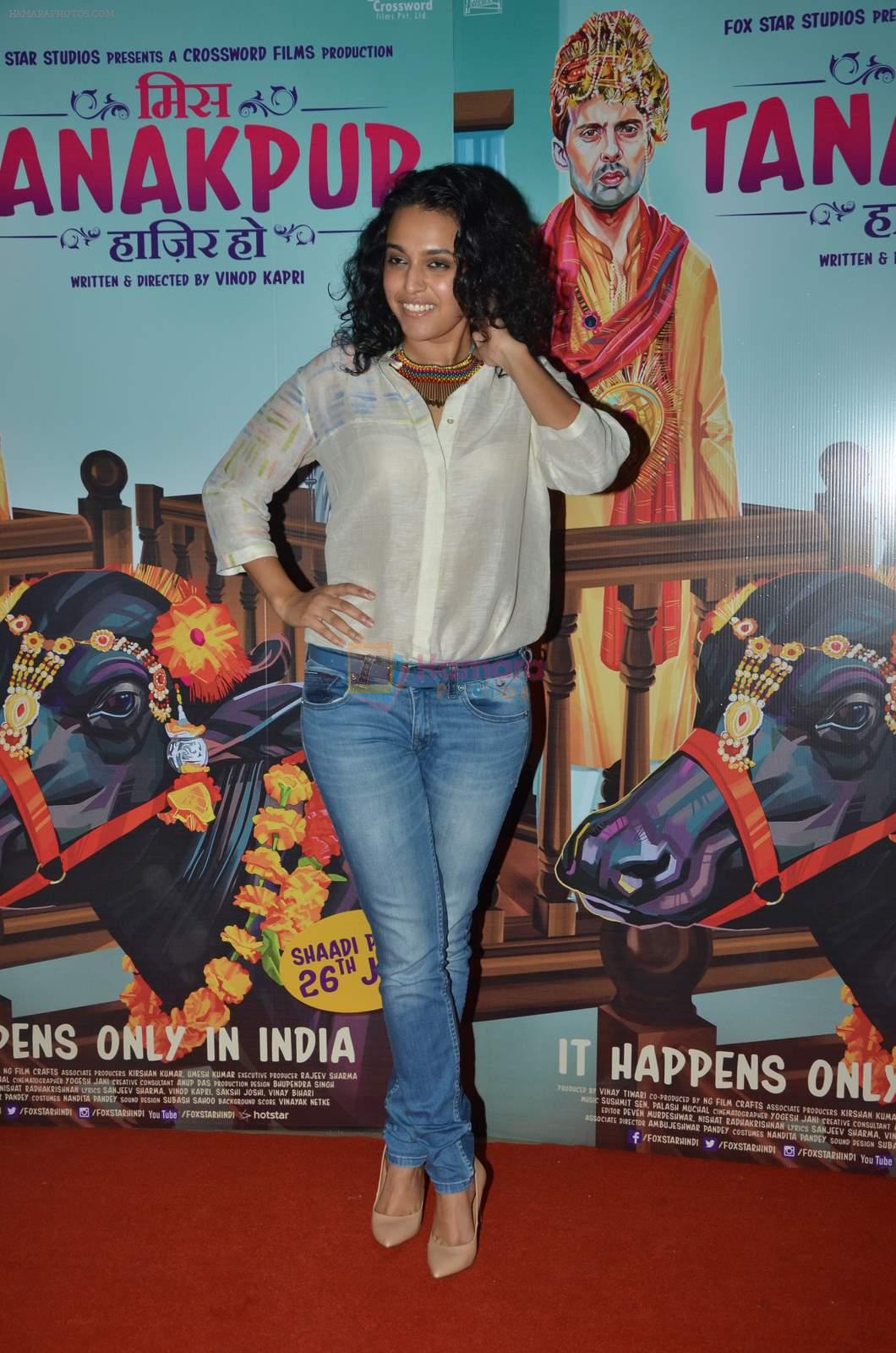 Swara Bhaskar at Miss Tanakpur premiere in Mumbai on 25th June 2015