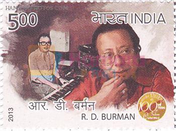 R D Burman postage stamp # On keyboards pic by Chaitanya      Padukone