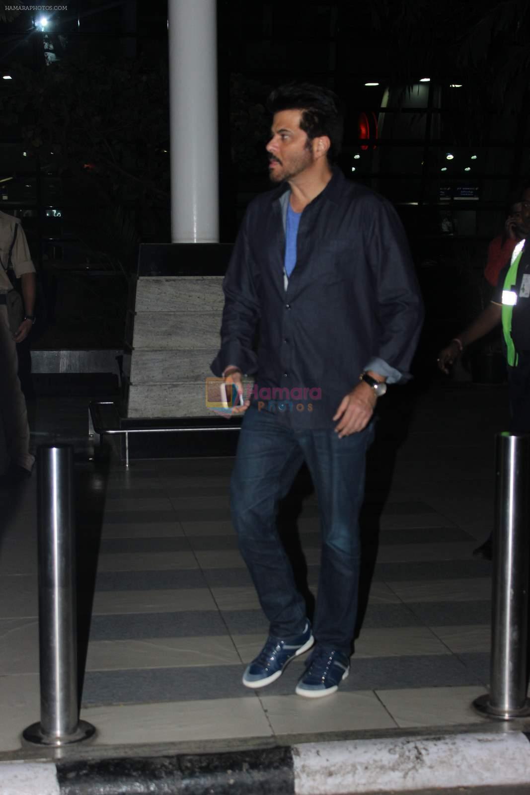 Anil Kapoor snapped at airport in Mumbai on 29th June 2015