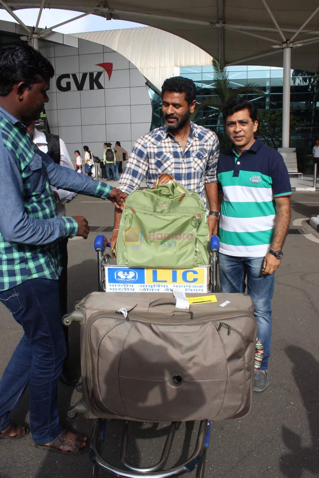 Prabhu Deva snapped at airport in Mumbai on 29th June 2015
