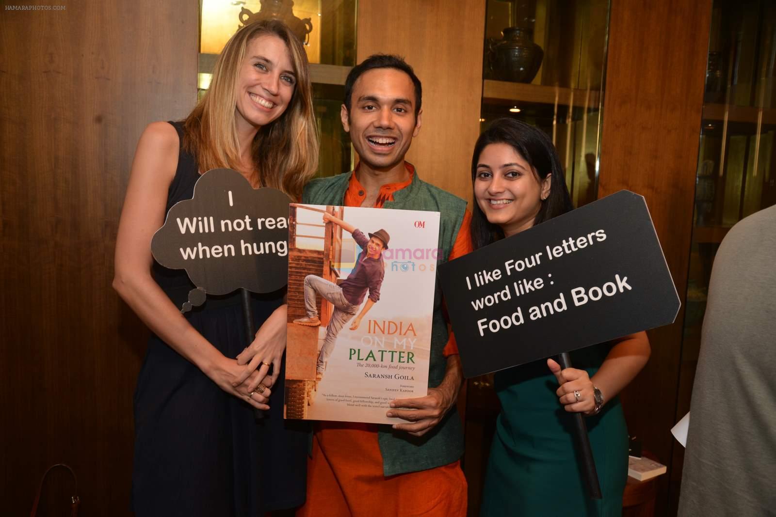 at the launch of Saransh Goila's book India on my Platter in China House, Grand Hyatt on 1st July 2015